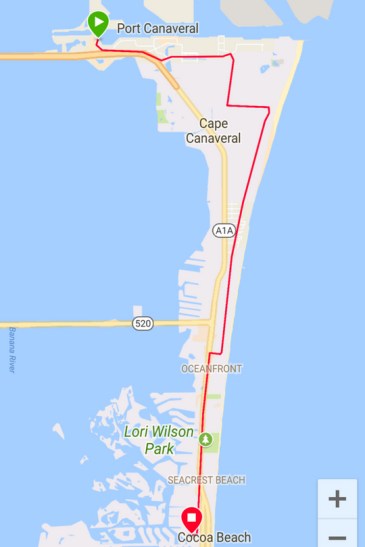 Port to Minutemen Cocoa Beach