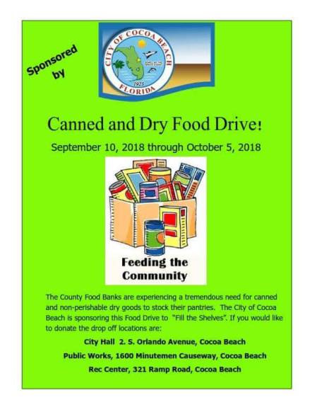 Cocoa Beach Food Drive