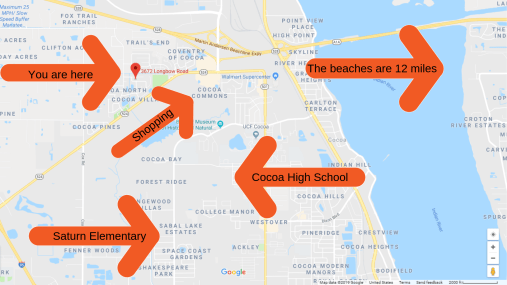 The beaches are 12 miles (1)