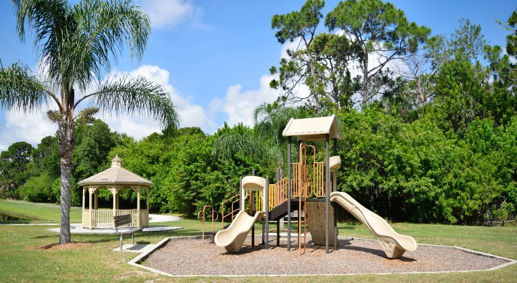 The playground in the Fawn Ridge community