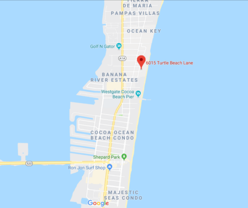 Google map view of Flores De La Costa