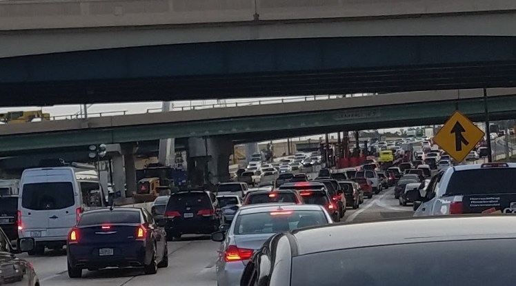 Bad traffic on I4 in Orlando Florida