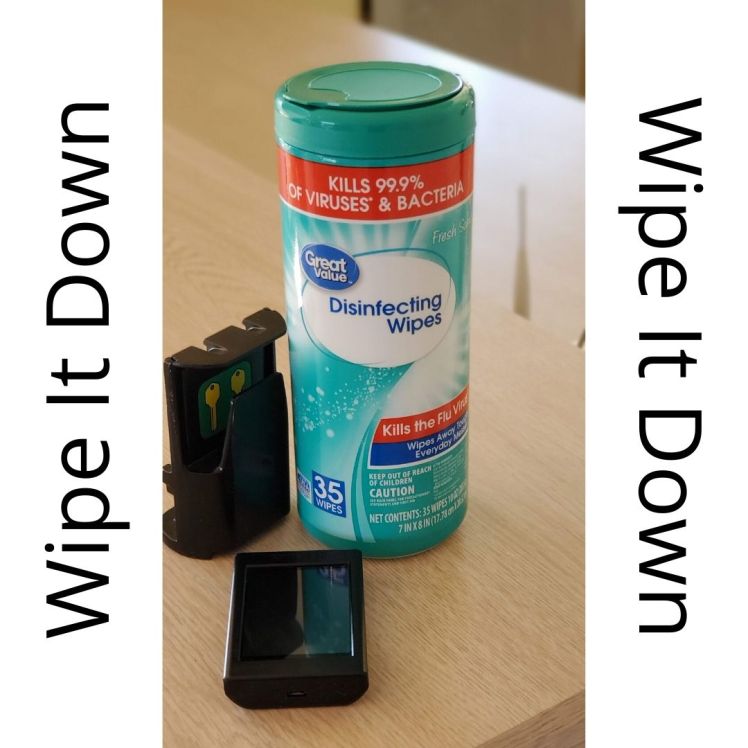 sanitation wipes for home showings