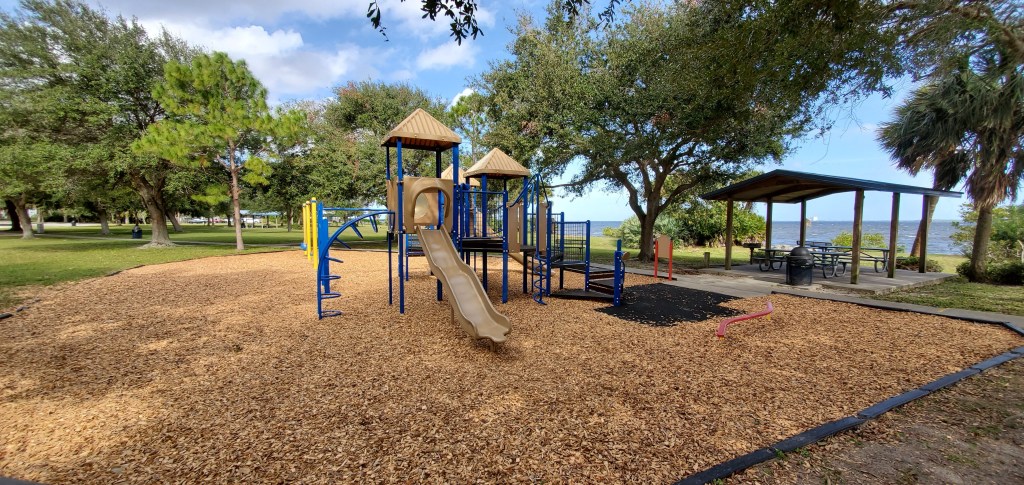 Playground at Nichol Park in Port St John Florida on the Indian River.