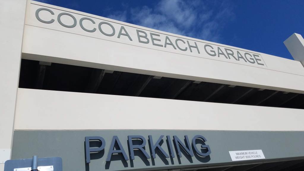 Parking Garage in downtown Cocoa Beach