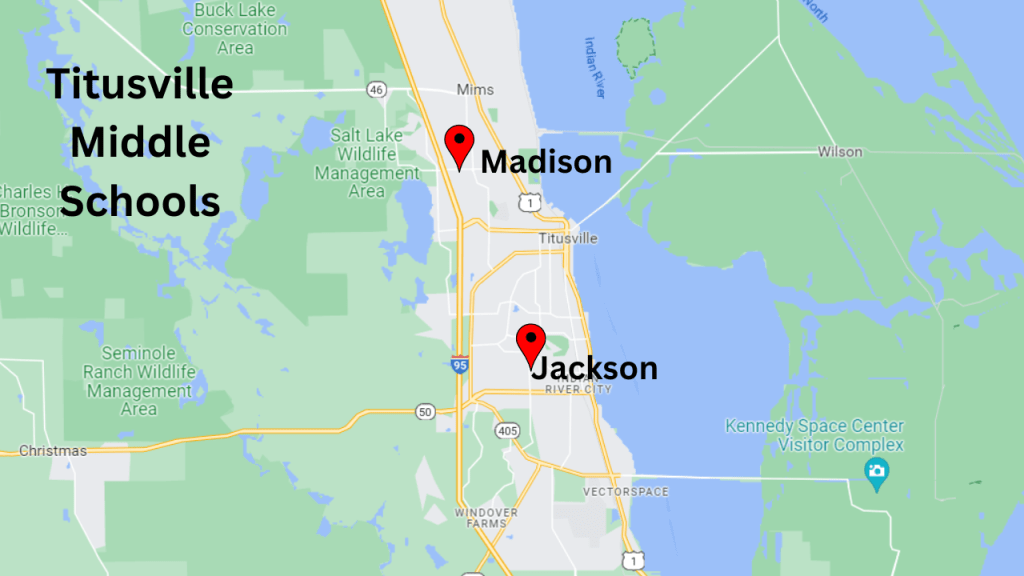 Middle schools for Titusville