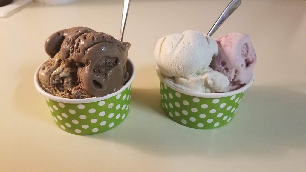 ice cream from the Fat Donkey in cocoa beach