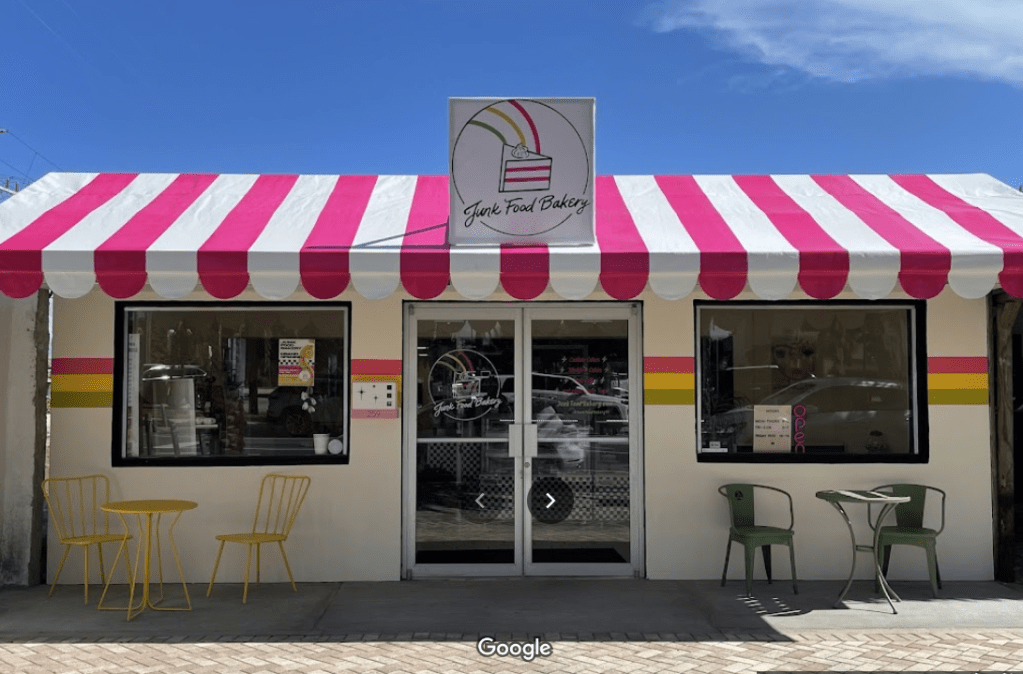 Junk food bakery in downtown cocoa beach