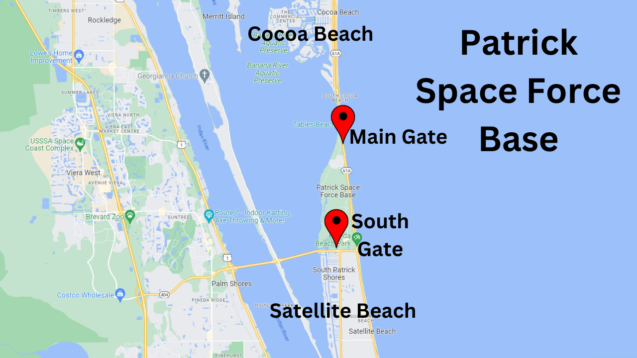 Psfb Map PCSing To Patrick Space Force Base – Cocoa Beach Insider