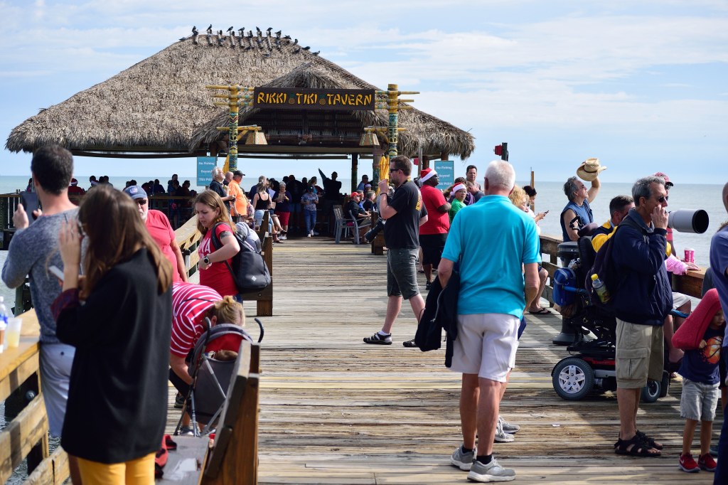 the cocoa beach pier riki tiki at the east end