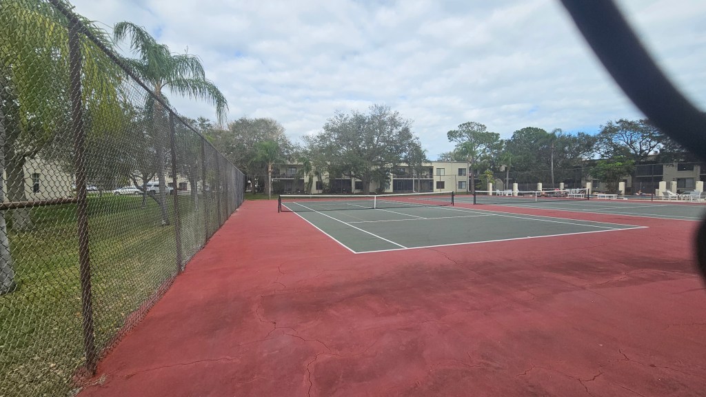 Tennis courts at the Canaveral Bay condos