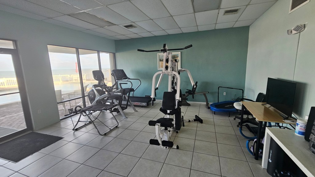 Gym equipment that can be found in some condos