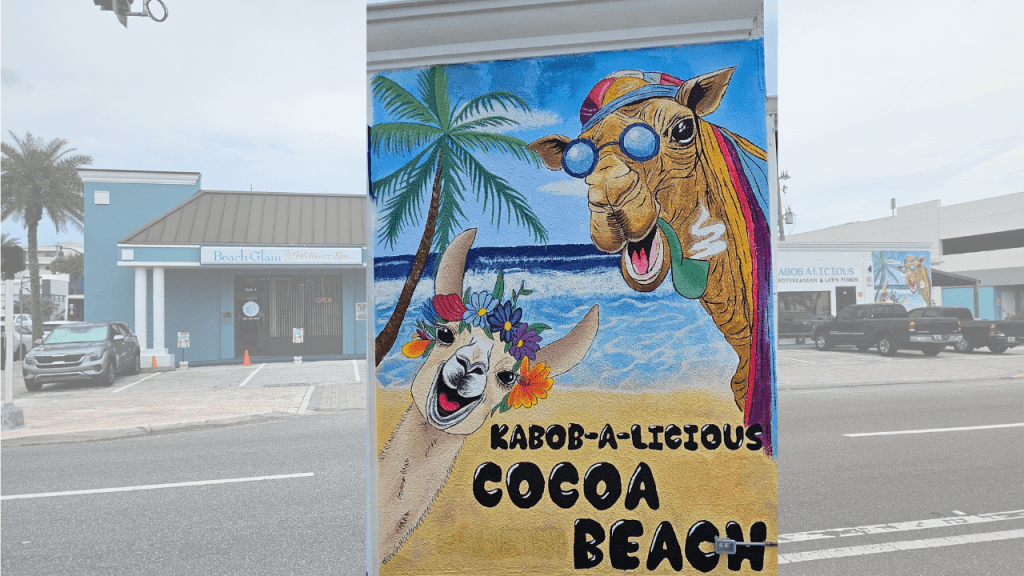 Kabob-a-licious mural out front