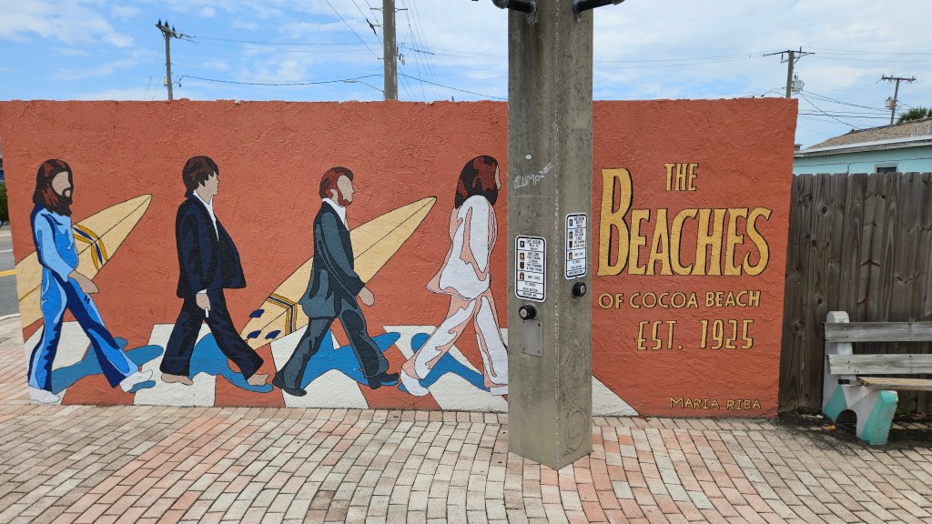 The Beaches mural in cocoa beach