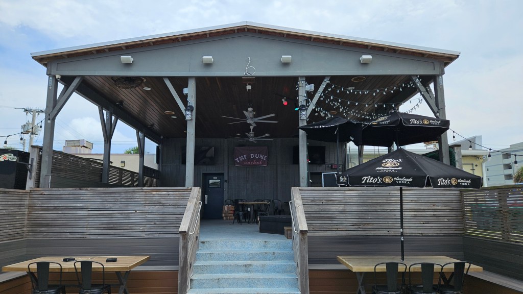 The pavillion at the Office in downtown cocoa beach