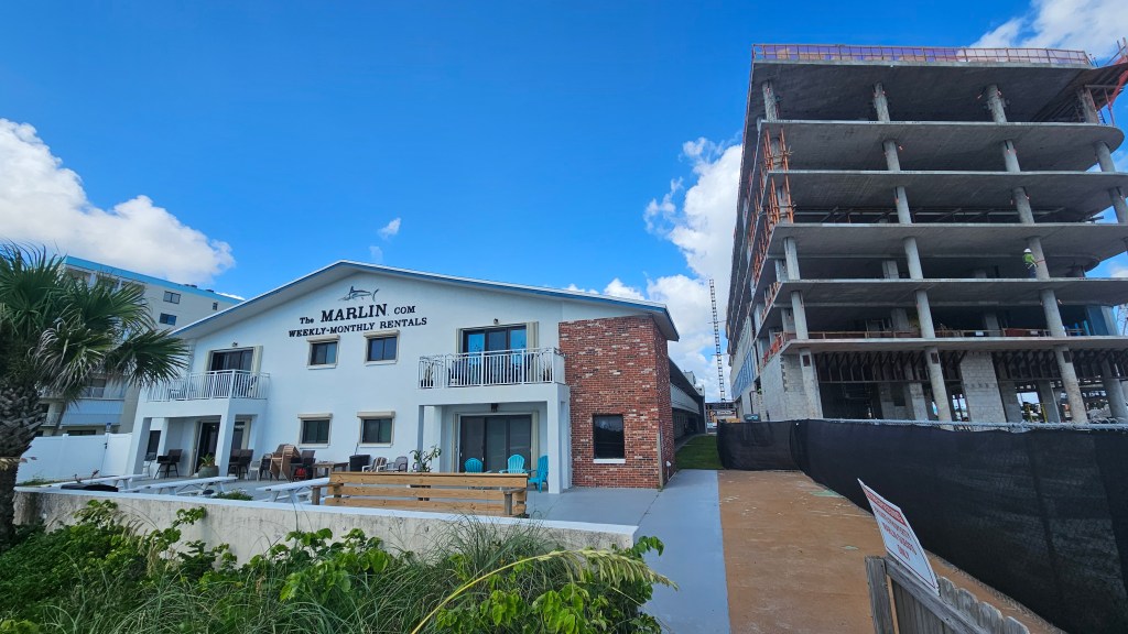 Marlin is right next to the Westin hotel under construction