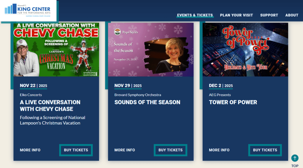 king center home page