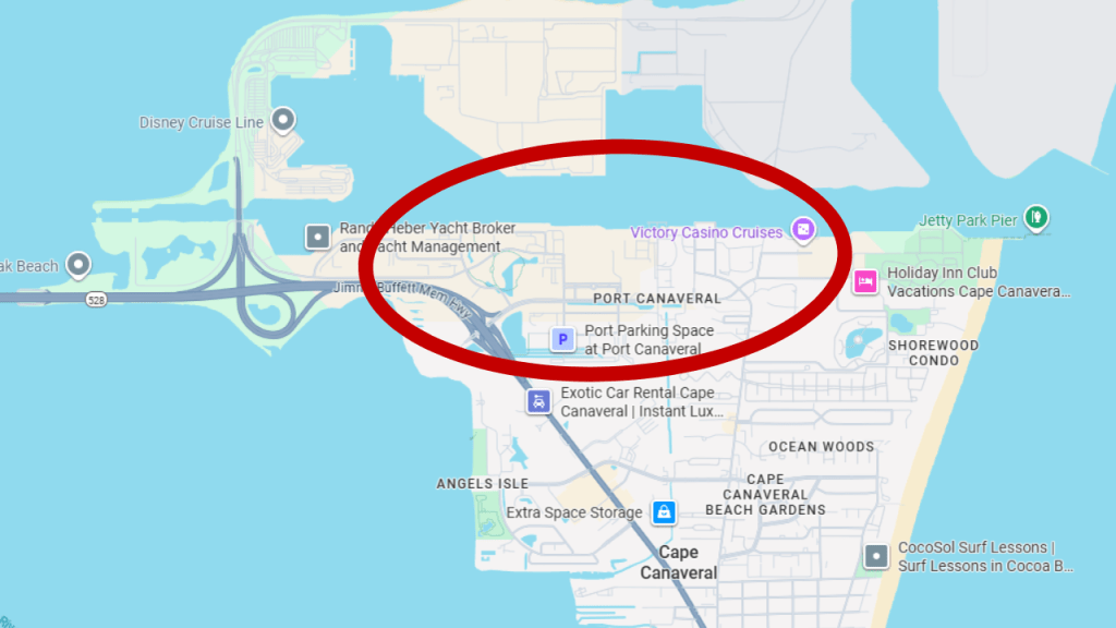 map of port canaveral