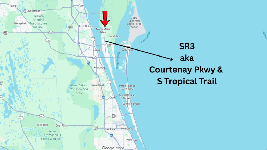 Courtenay Parway/S Tropical Trail in Merritt Island