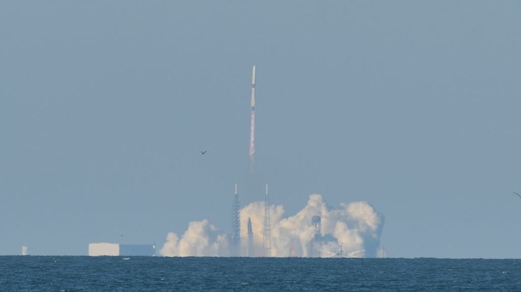 New Glenn Launch as seen from Patrick Space Force Base