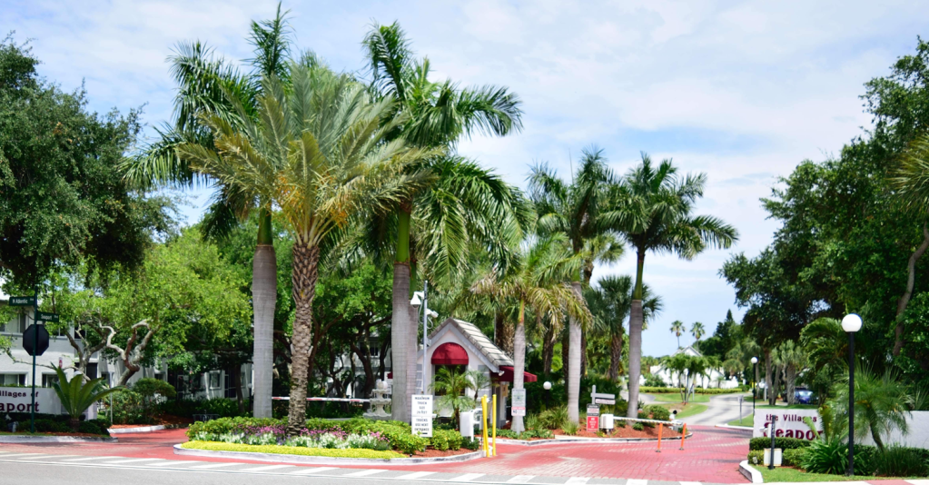 gated entrance at Villages of seaport
