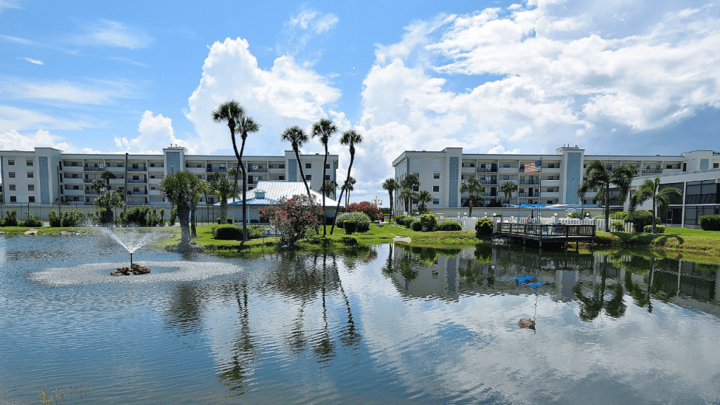 photo of the fountain cove condo in cocoa beach
