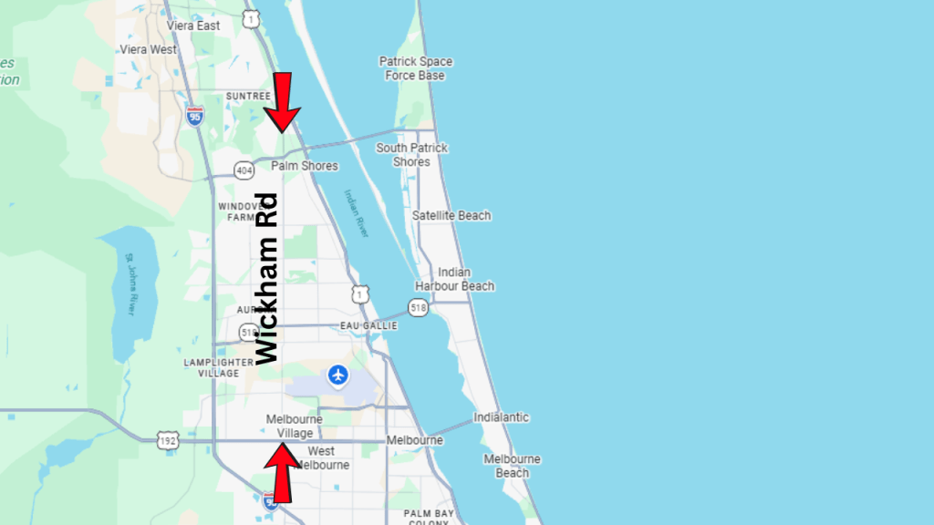 wickahm road is a major througoughfare that gets a lot of traffic