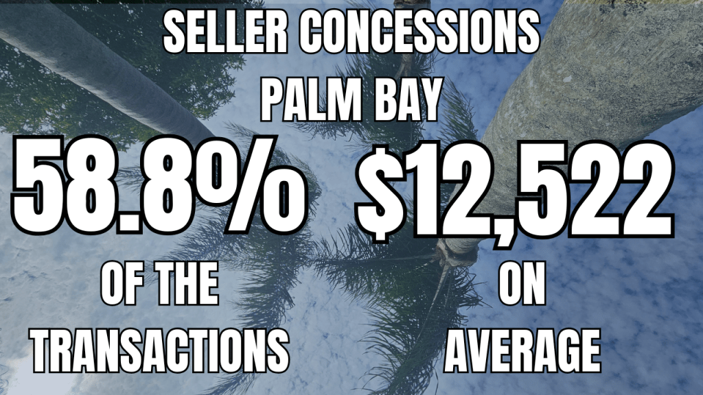 palm tree photo with text overlay showing the palm bay average concession for february 2026