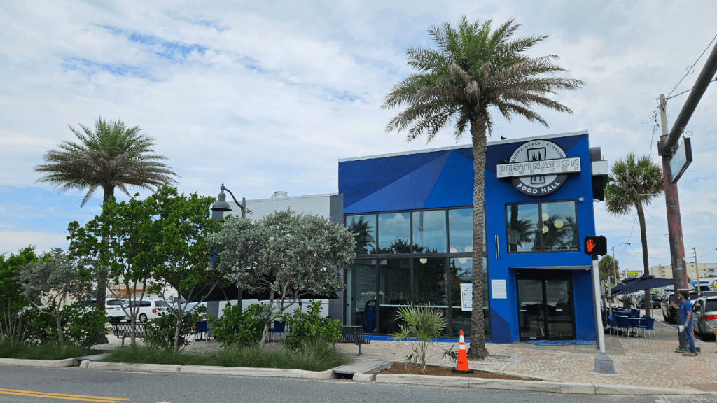 destination food hall is one of the 40+ restaraunts in cocoa beach