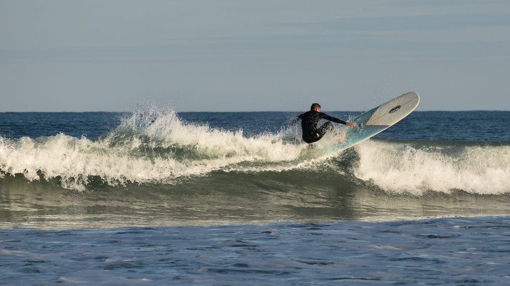 longboard surfer south cocoa beach