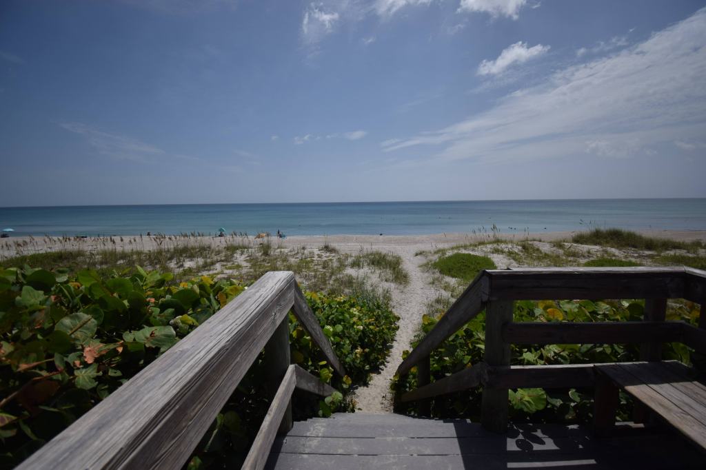 One of the beach access points in Melbourne Beach