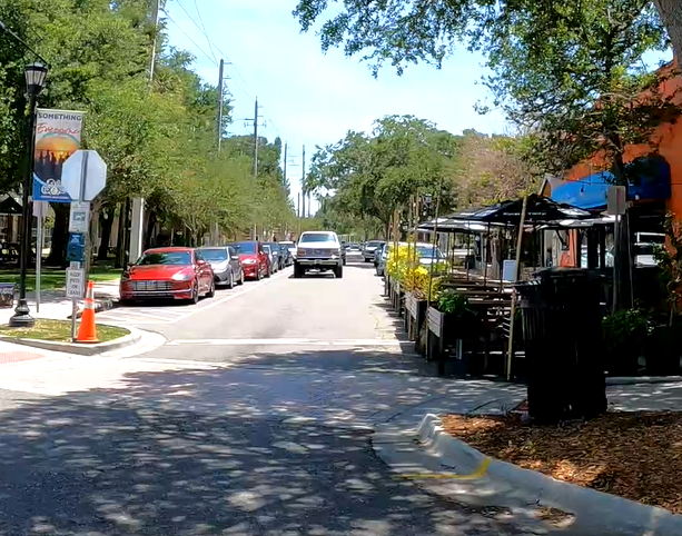 One of the streets of cocoa village