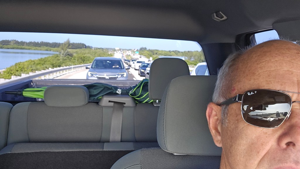 Brevard County traffic on the Pineda Causeway