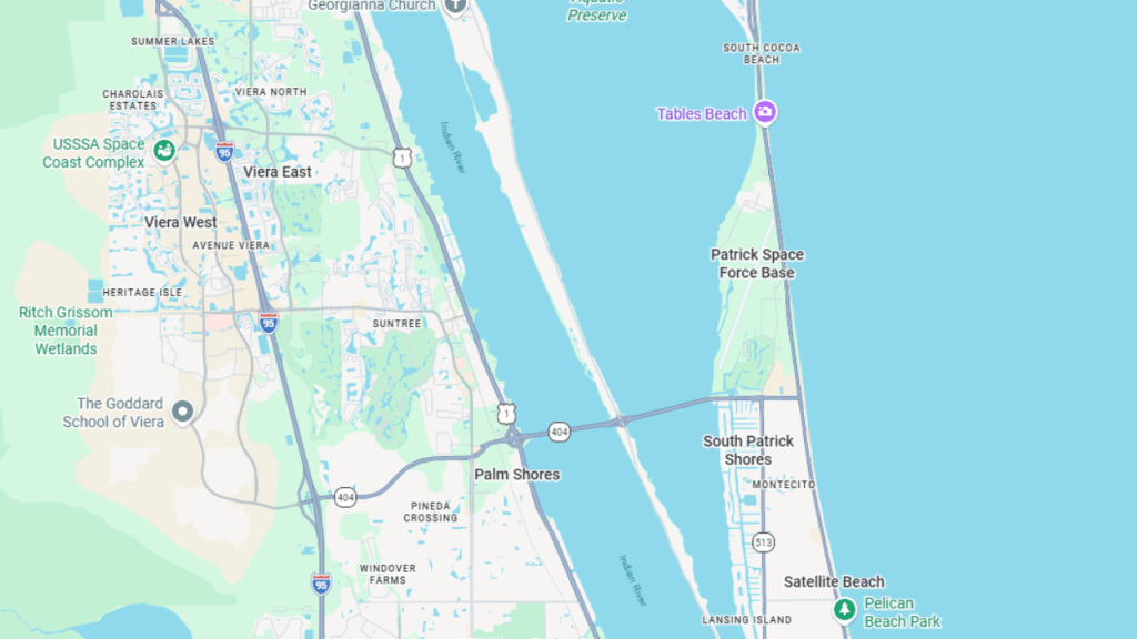 Map of Viera