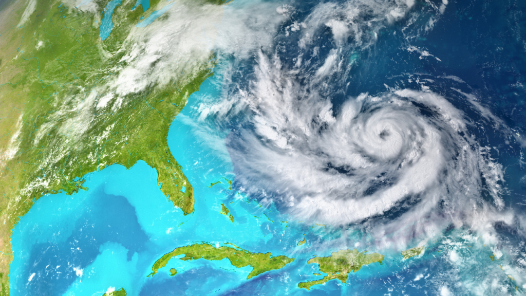 hurricane approaching the east coast