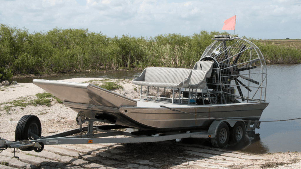 it is common to see airboats on lake washington