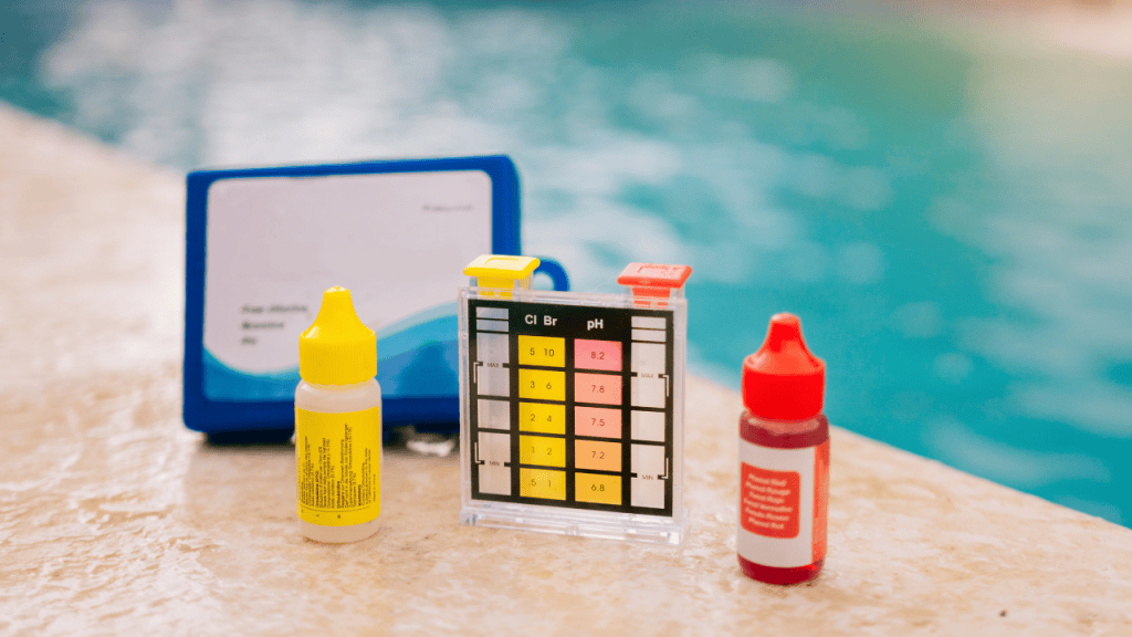 tools needed to test the pool water