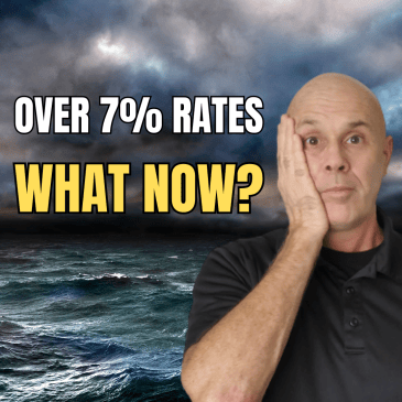 gray skies with text overlay over 7% rates what now?