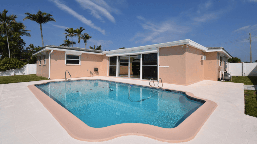 canal front pool home in cocoa beach