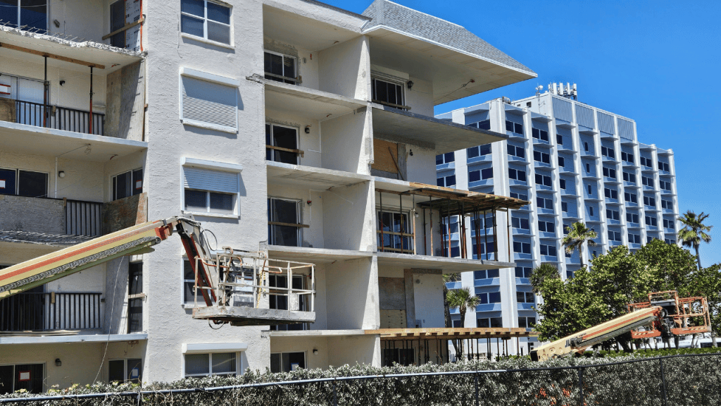 condo getting balconies updated